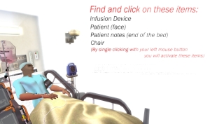 The Virtual Patient in an Interactive Clinical Scenario